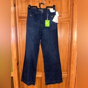 Sam Edelman Dark Blue Wide-Leg Jeans